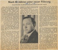 Führungswechsel 1964 Heinz Zumhülsen folgt Anton Eversloh