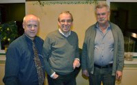 JHV 2012 : V1 Norbert mit dem Radball-Oberliga-Star-Team der 70er Jahre: Heinz Josef Schürmann, Erwin Filbrandt (beide Ehrenmitglieder)