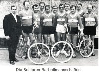 Radball-Senioren 1970: H. Schürmann, W.Westerbeck, S. Westphal, M.Filbrandt, W. Köchling, H.W. Muckermann, H.J.Schürmann, B. Rose, D.Westphal, E.Filbrandt, H.Saamen